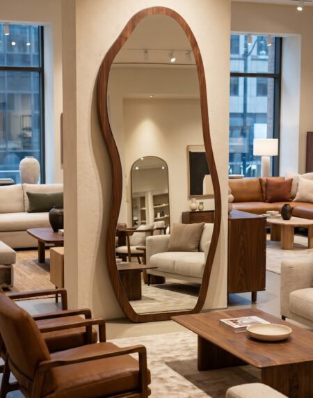 MODERN WAVY MIRROR
