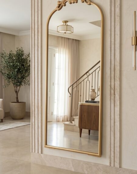 Ornate Arched Mirror