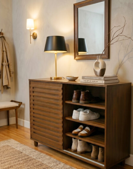 Mid-century shoe rack